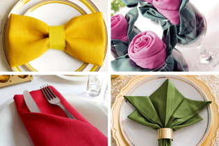 How to fold napkins beautifully?