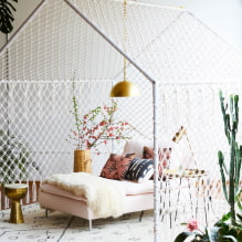 How does macrame look in the interior? -5