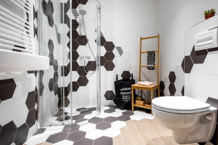 How unusual to lay the tiles in the bathroom?