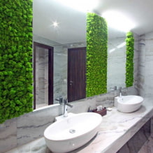 Features of the use of moss in interior design-3