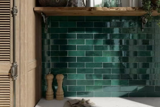 How does glazed tile look in the interior?