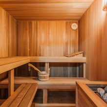 Wie arrangiere ich eine Sauna im Inneren? -1