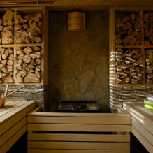 Wie arrangiere ich eine Sauna im Inneren? -5