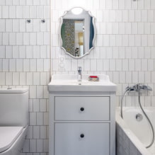 How to decorate a small bathroom? -1