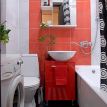 How to decorate a small bathroom? -4