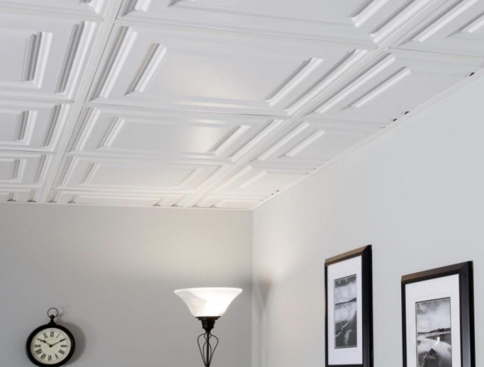 Features of mounting ceiling tiles