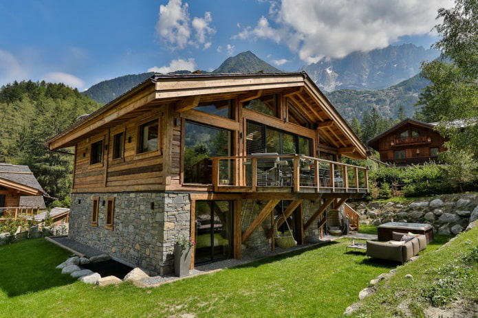 How to decorate a chalet-style house?