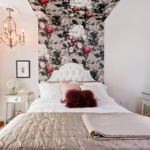 Combination of wallpaper: 70 modern options and photo examples of wall decoration-15