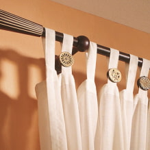 Types of curtain fastening - an overview of the best options and ideas in the interior-4