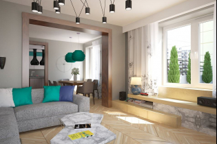 Design of a four-room apartment 120 sq. m. in St. Petersburg