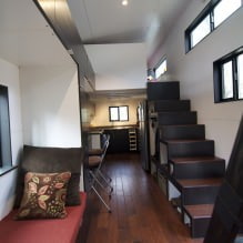 Interior of a mobile home-wagon with a trailer-7
