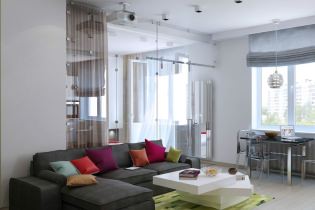 Interior design of a studio apartment 47 sq. m.