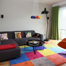 Pop art living room design 2