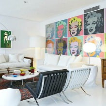 Pop art living room design 1