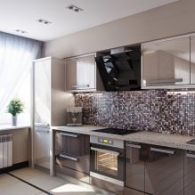Kitchens with mosaics: designs and finishes-3