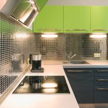 Küchen mit Mosaiken: Designs und Oberflächen-5