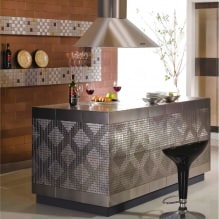 Kitchens with mosaics: designs and finishes-7