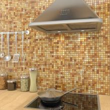 Кухиње са мозаицима: дизајн и завршна обрада-13