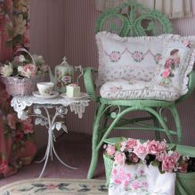 Shabby chic in the interior: style description, choice of colors, finishes, furniture and decor-5
