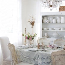 Shabby chic in the interior: description of style, choice of colors, finishes, furniture and decor-3