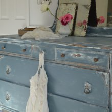 Shabby chic in the interior: style description, choice of colors, finishes, furniture and decor-10