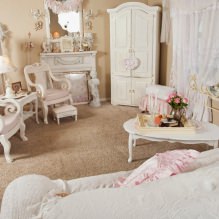 Shabby chic in the interior: description of style, choice of colors, finishes, furniture and decor-11