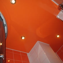 Disenyo ng orange na banyo-15