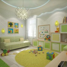 Osvětlení v dětském pokoji: pravidla a možnosti-14