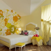 Children's room in yellow tones-1