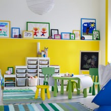 Children's room in yellow tones-20