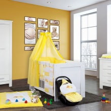 Children's room in yellow tones-14