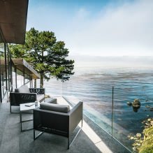 House on the cliff overlooking the ocean-11