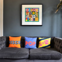 Pop art style in the interior: design features, choice of finishes, furniture, paintings-8