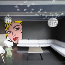Pop art style in the interior: design features, choice of finishes, furniture, paintings-9