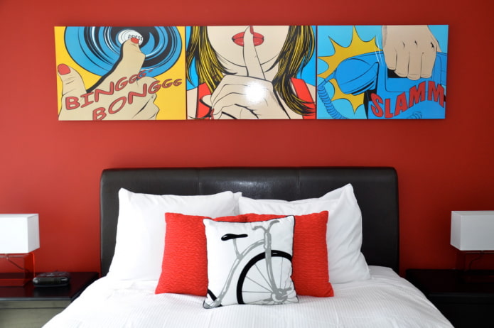 Pop art style in the interior: design features, choice of finishes, furniture, paintings