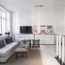Schwedisches Interieur eines Studio-Apartments 34 qm. m-4