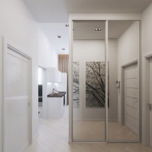 Hallway design in white color-7