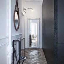 Hallway design in white-2