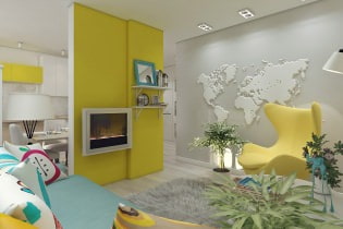 Design of a 3-room apartment 80 sq. meters