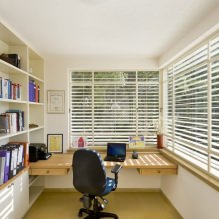 Workplace by the window: photo ideas and organization-3