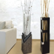 Floor vases in the interior: types, design, shape, color, style, filling options-0