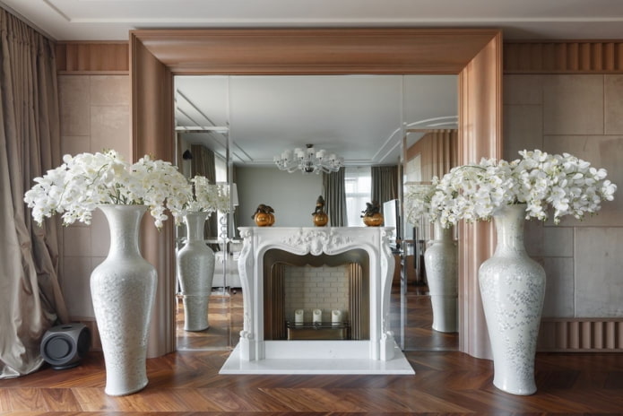 Floor vases in the interior: types, design, shape, color, style, filling options
