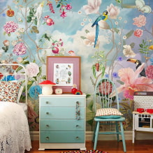 Photo wallpaper for the nursery: drawings for girls, boys, examples in various styles and colors-5