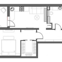 Wohnungsdesignprojekt 48 qm m-0