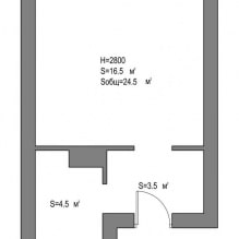 Scandinavian interior design of a small studio apartment of 24 sq. m-4