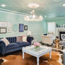 Turquoise in the interior: features, combinations, choice of finishes, furniture and decor-1