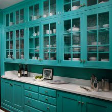 Turquoise in the interior: features, combinations, choice of finishes, furniture and decor-0