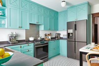 Turquoise in the interior: features, combinations, choice of finishes, furniture and decor