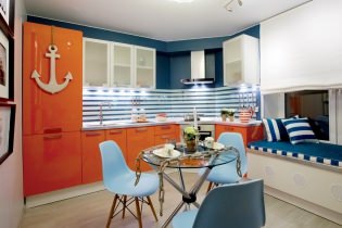 Kitchen in a nautical style: features, photos
