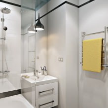 Design einer modernen kleinen Wohnung von 41 qm. m-1
